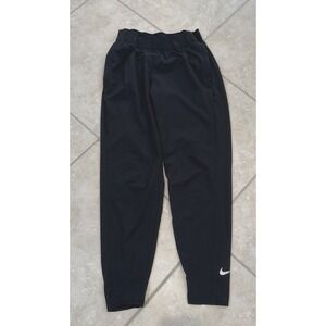 Nike Black Athletic Pants Womens Sz  Xs Lightweight pockets drawstring Gym Run